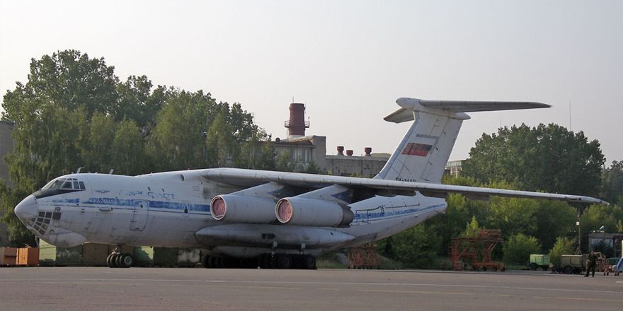 Ил-76МД СССР-86871 на аэродроме KBB им. Громова в Жуковском, 21 августа 2007 года