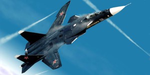 Перспективный истребитель с крылом обратной стреловидности