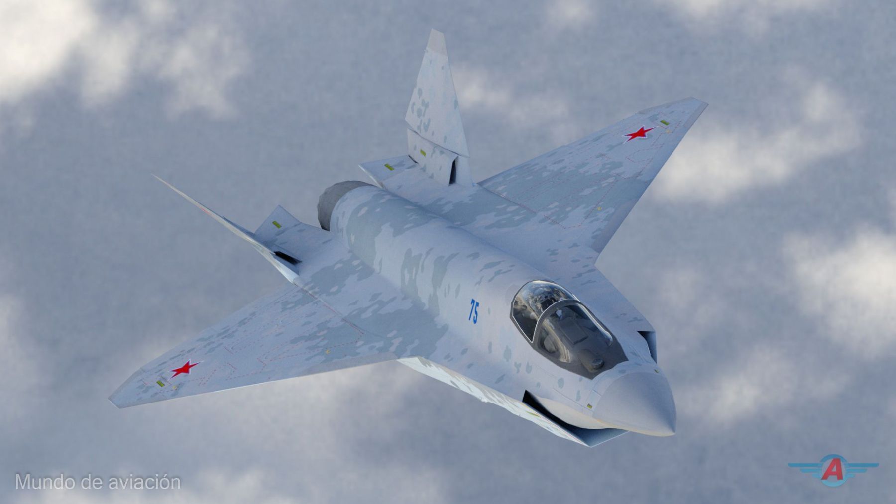 Su-75 Checkmate / Mundo de Aviación / © Marcos Gandullo, Argentina