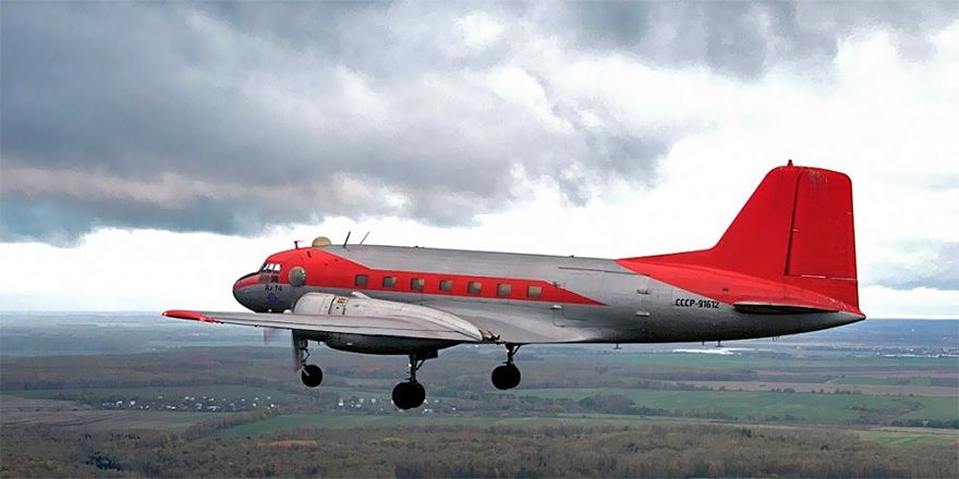 Ил-14П, восстановленный в авиационно-спортивном клубе «Альбатрос Аэро». (с) @uacrussia