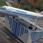 В Рыбинске открыли восстановленный самолёт-памятник Ту-104А