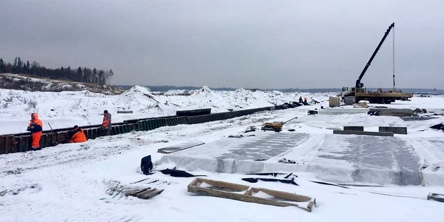 строительство ВПП 3 Шереметьево