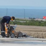 В аэропорту Норильска завершена укладка бетона взлётно-посадочной полосы