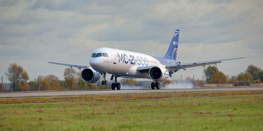 МС 21 Жуковский посадка