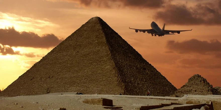 egypt egipet piramides airplane samolet