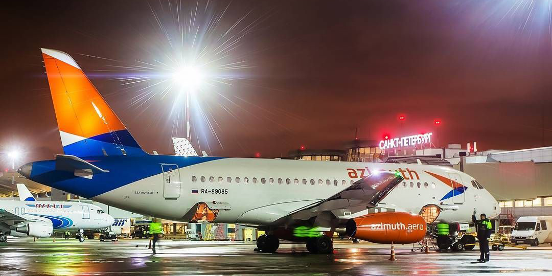 pulkovo ssj 100 azimut