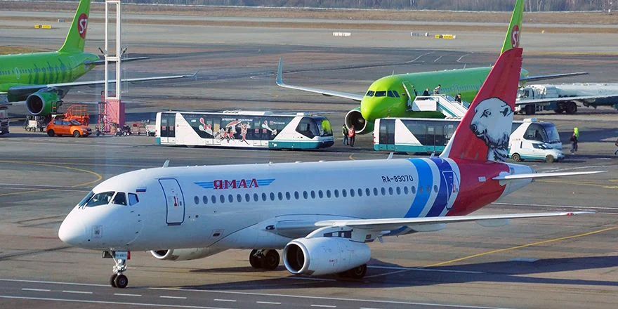 ssj100 yamal dme domodedovo
