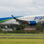 В Хабаровске у E190 произошло задымление двигателя