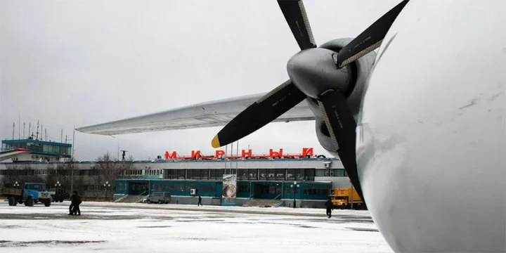 mirny airport мирный