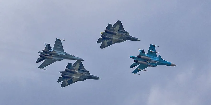 Су-57 Су-35 Су-34