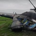 Под Краснодаром разбился лёгкий вертолёт Ми-2