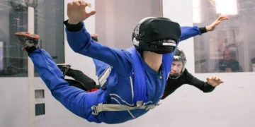 parashute jamping virtual reality