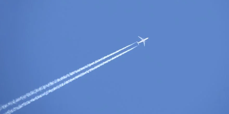 plane in the sky