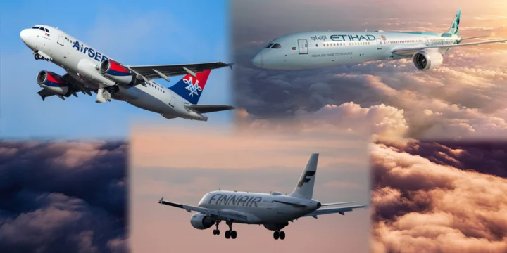 air serbia etihad finnair