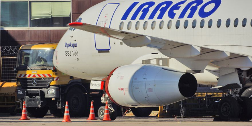 ssj100 iraero vnukovo sam146 engine
