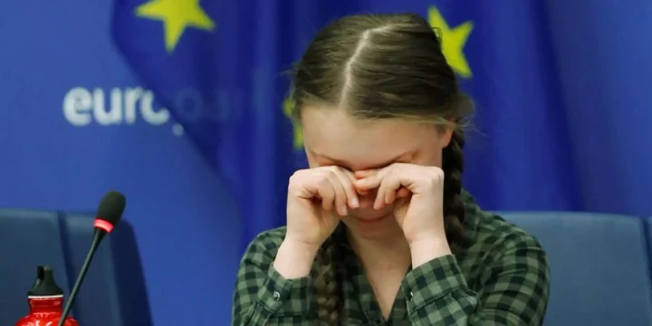 greta tunberg cry