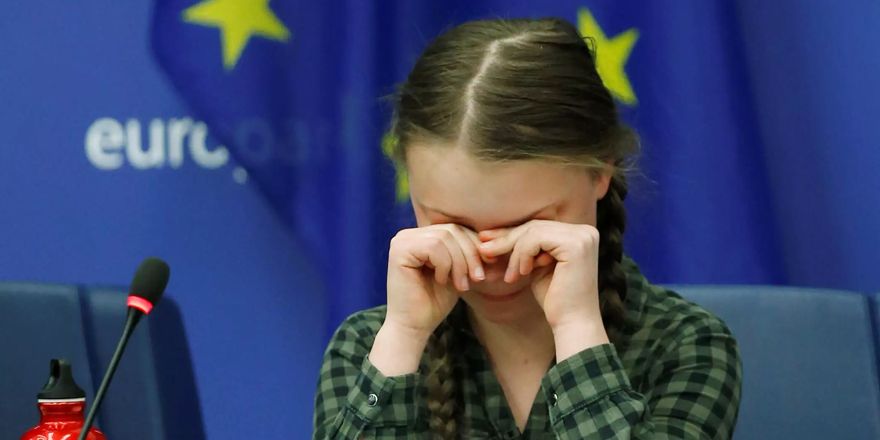 greta tunberg cry