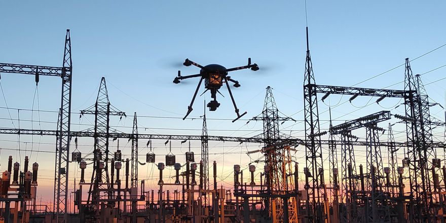 drone quadrocopter energy station