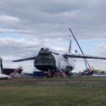 В Толмачёво идёт демонтаж аварийного Ан-124-100 авиакомпании «Волга-Днепр»