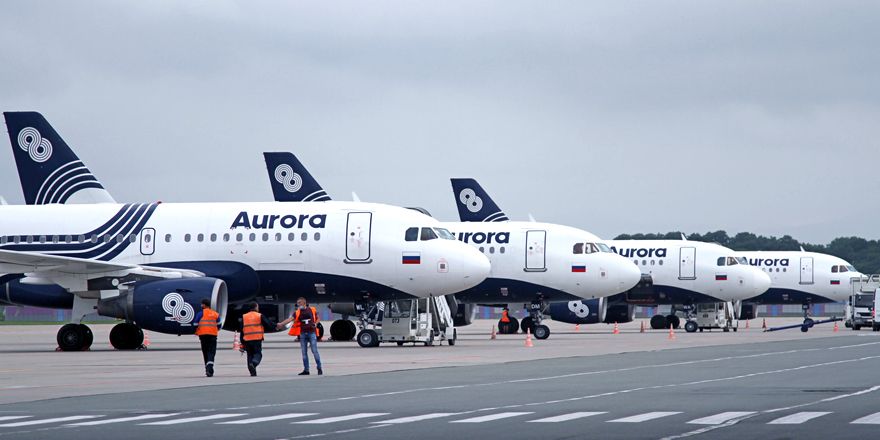а319/320 авиакомпания "Аврора"