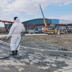 На строительстве аэровокзал в Южно-Сахалинске выполнено около 75% работ