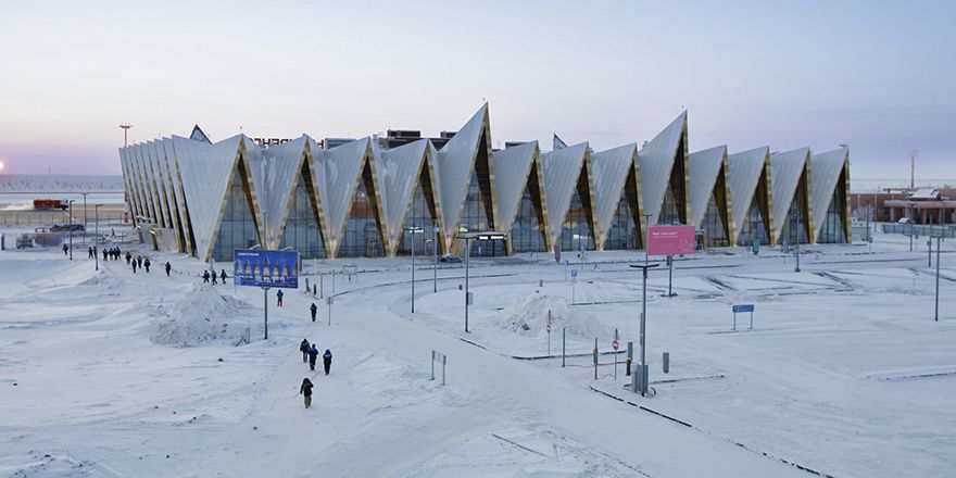 novy urengoi airport terminal