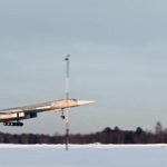 Очередной модернизированный ракетоносец Ту-160М поднялся в небо