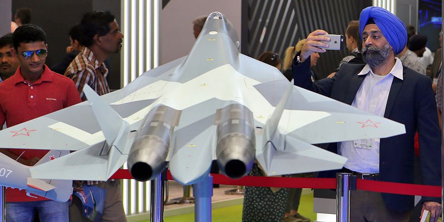su 57 bangalor aero india