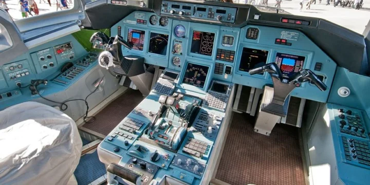 кабина Ту-214