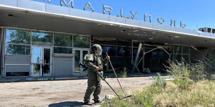 mariupol airport destroy
