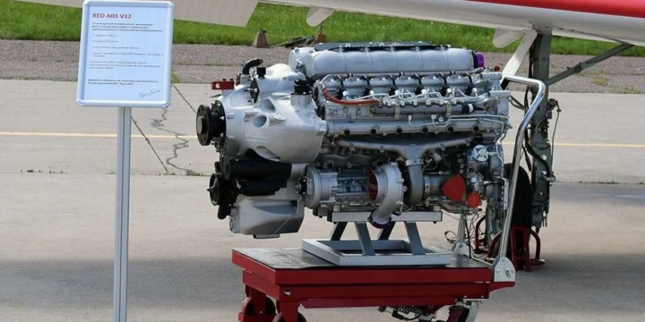 red a03 v12 engine