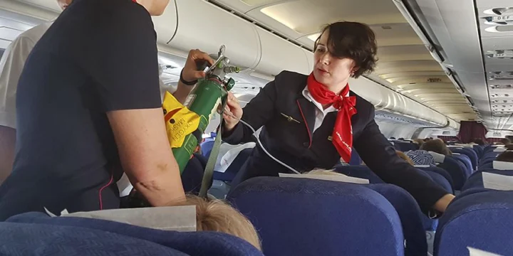 medical safety onboard stuardess