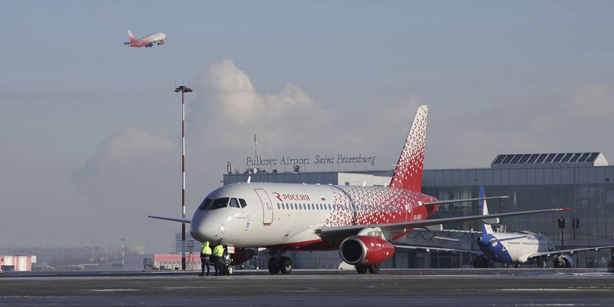 ssj100 pulkovo rossiya