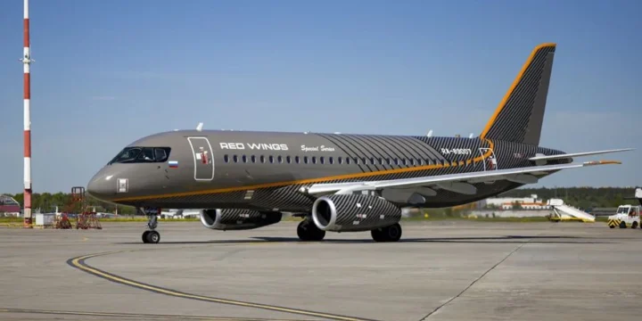 ssj100 ra 89007 red wings business jet