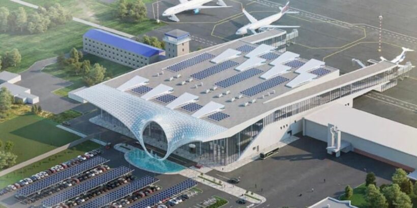 Первая концепция оформления аэропорта от архитектурного бюро «Асадов»