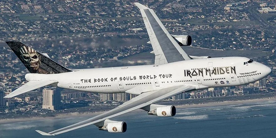 b747 400 iron maiden
