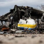 NASA зафиксировало мощный пожар на аэродроме Святошино, где хранился второй прототип самолёта Ан-225 «Мрия»