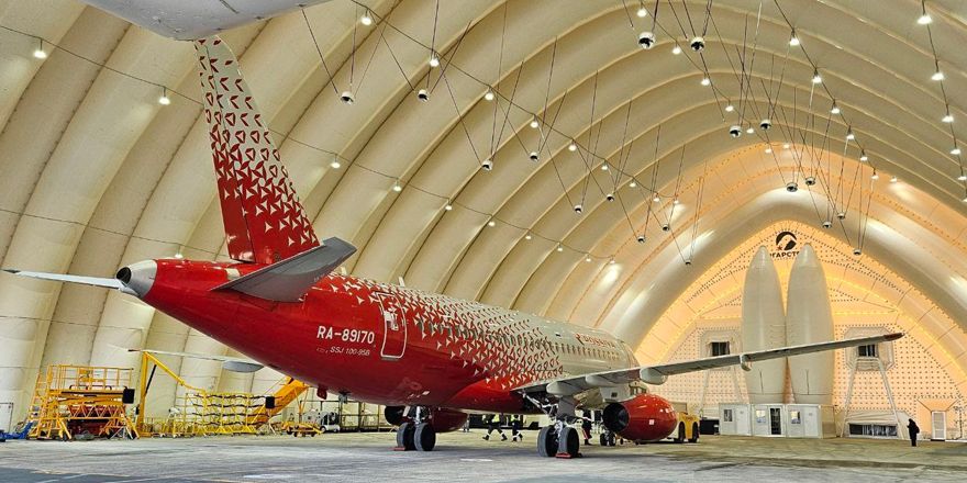 ssj100 ra 89170 hangar samara
