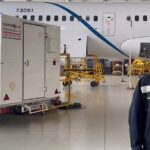 В Жуковском самолёт МС-21 проходит наземные испытания на молниезащиту