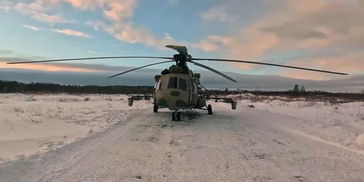 Партия военно-транспортных вертолётов