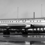 15 сентября 1956 года начались регулярные пассажирские перевозки на самолёте Ту-104